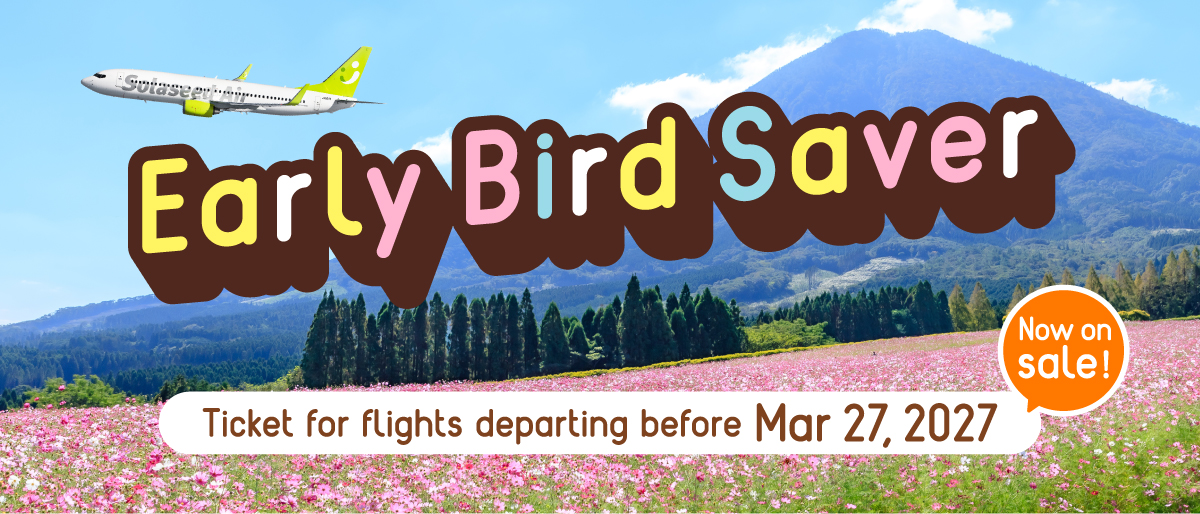 Early Bird Saver Tickets for flights departing before Mar 27, 2027 Now on sale!