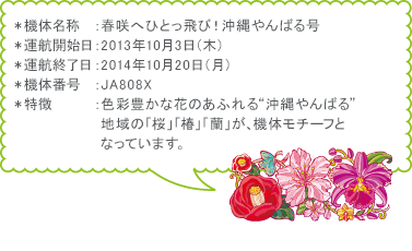 春咲へひとっ飛び！沖縄やんばる号 概要