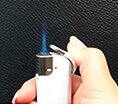 Blue flame lighter