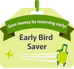 Save money by reserving early!Early Bird Saver