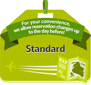 For your convenience, we allow reservation changes up to the day before!Standard