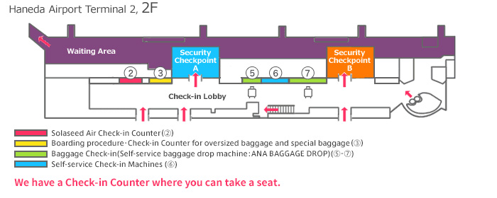 Haneda Airport Counter Location