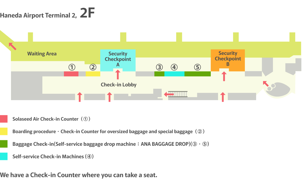 Haneda Airport Counter Location