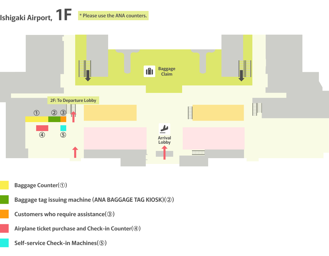Ishigaki Airport Counter Location
