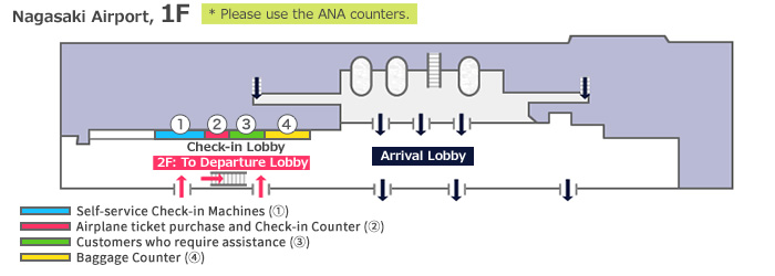 Nagasaki Airport Counter Location