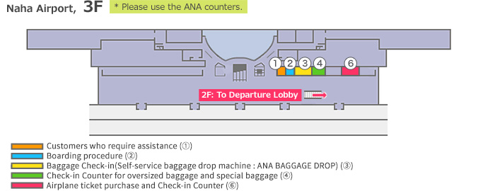 Naha Airport Counter Location
