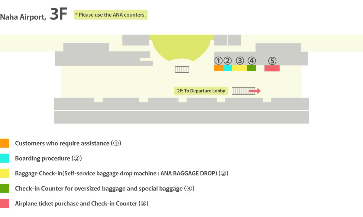 Naha Airport Counter Location
