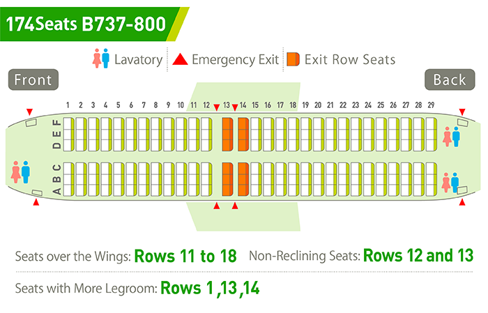 boeing 737 seating chart