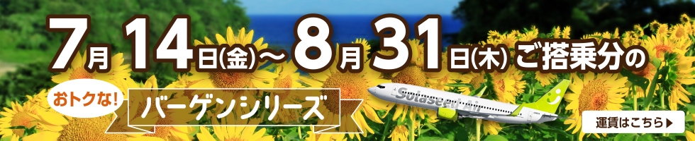 バーゲンシリーズのご案内