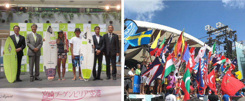 2019 ISA ワールドサーフィンゲームス大会中の様子 イメージ