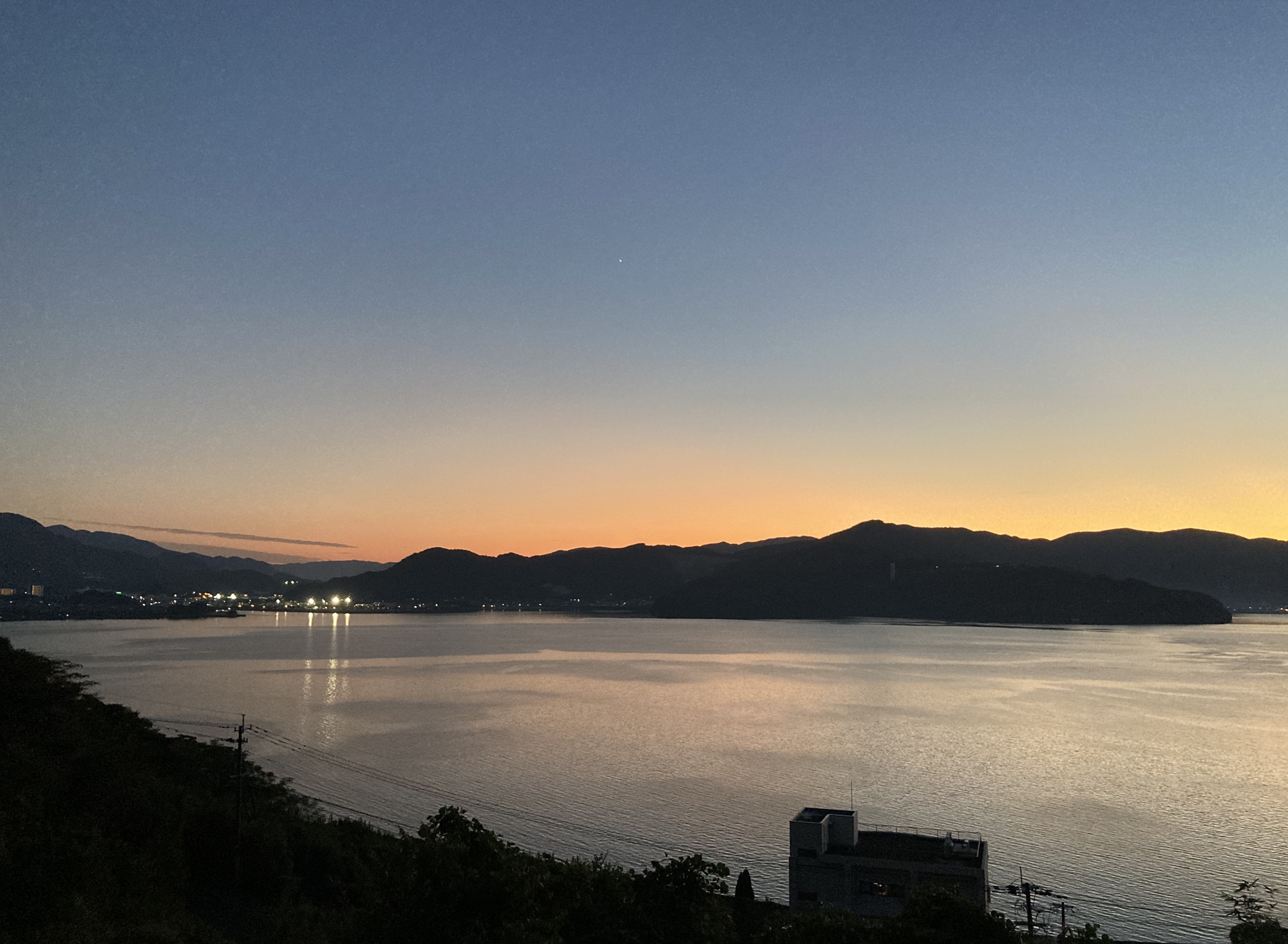 元氣工房からの夕景