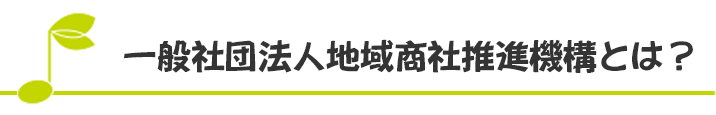 一般社団法人地域商社推進機構とは？