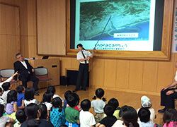 子どもイベントの日 航空教室の様子1