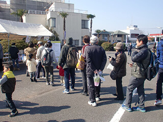 アゴユズスープ試飲会の様子