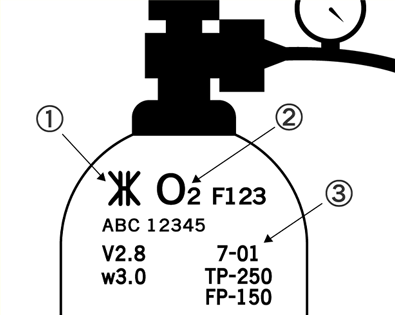 酸素ボンベ イメージ