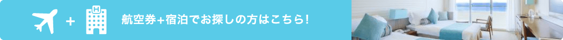 航空券+宿泊でお探しの方はこちら！