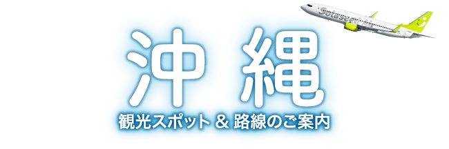 東京（羽田）－沖縄 沖縄観光スポット&路線のご案内